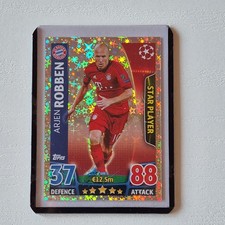 TOPPS  - 2015 / 2016 - BAYERN MÜNCHEN - STAR PLAYER  - ARJEN ROBBEN  !!