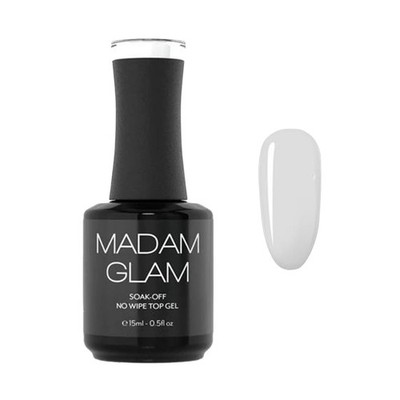 - No Wipe Top Coat 15 ml | 0.5 fl oz - Infinite Shine, No Sticky Residue - UV...