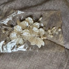 Flower  Pearl Hairpin Corsage Set for Special Occasions