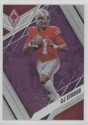 2023 Panini Chronicles Draft Picks Phoenix Purple 42/49 CJ Stroud Rookie RC uk2