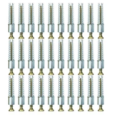 Heavy Duty Wall Anchors and Screws Kit 50 Sets/100 Pieces for Concrete Hollow...