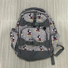 Pottery Barn Kids Disney Mickey Mouse LARGE Backpack 17” Gray