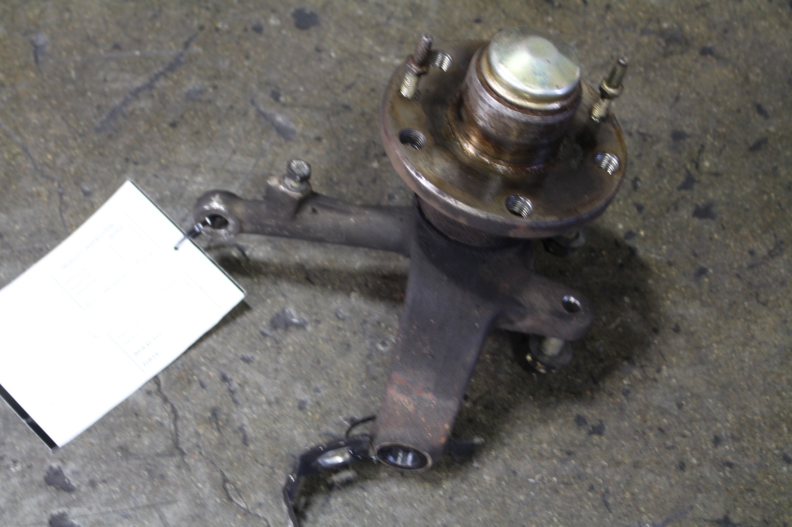Ferrari 308, RH, Right, Front Spindle Knuckle w/ Hub, Used, P/N 115964, 115966