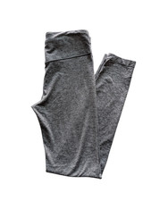 Girl's Nike Dri-Fit Tight Fit Gray Heather Leggings Pants Active Size Large