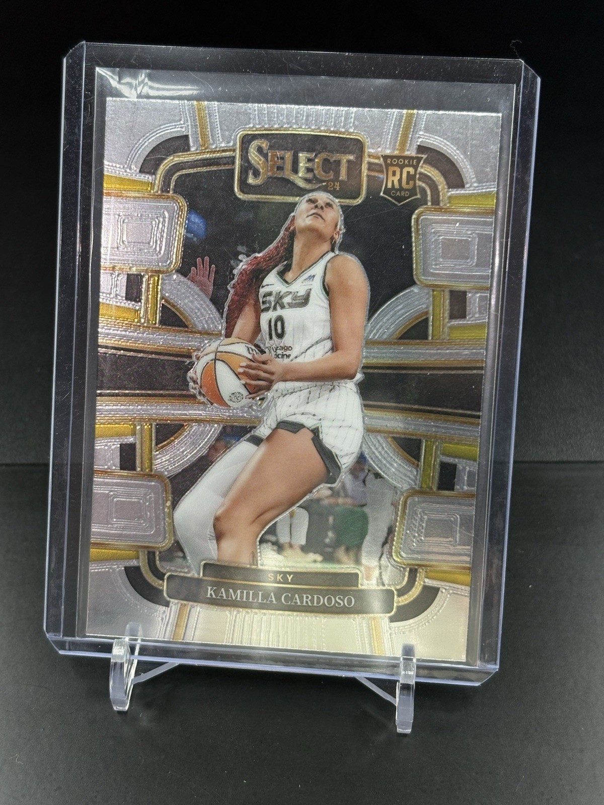 2024 Panini Select WNBA - Concourse Kamilla Cardoso #33 Silver Prizm (RC)