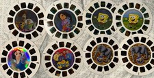 View-Master - KIDS Mixed Lot of 8 Reels Disney, Animals, Sponge Bob Lot Of 8