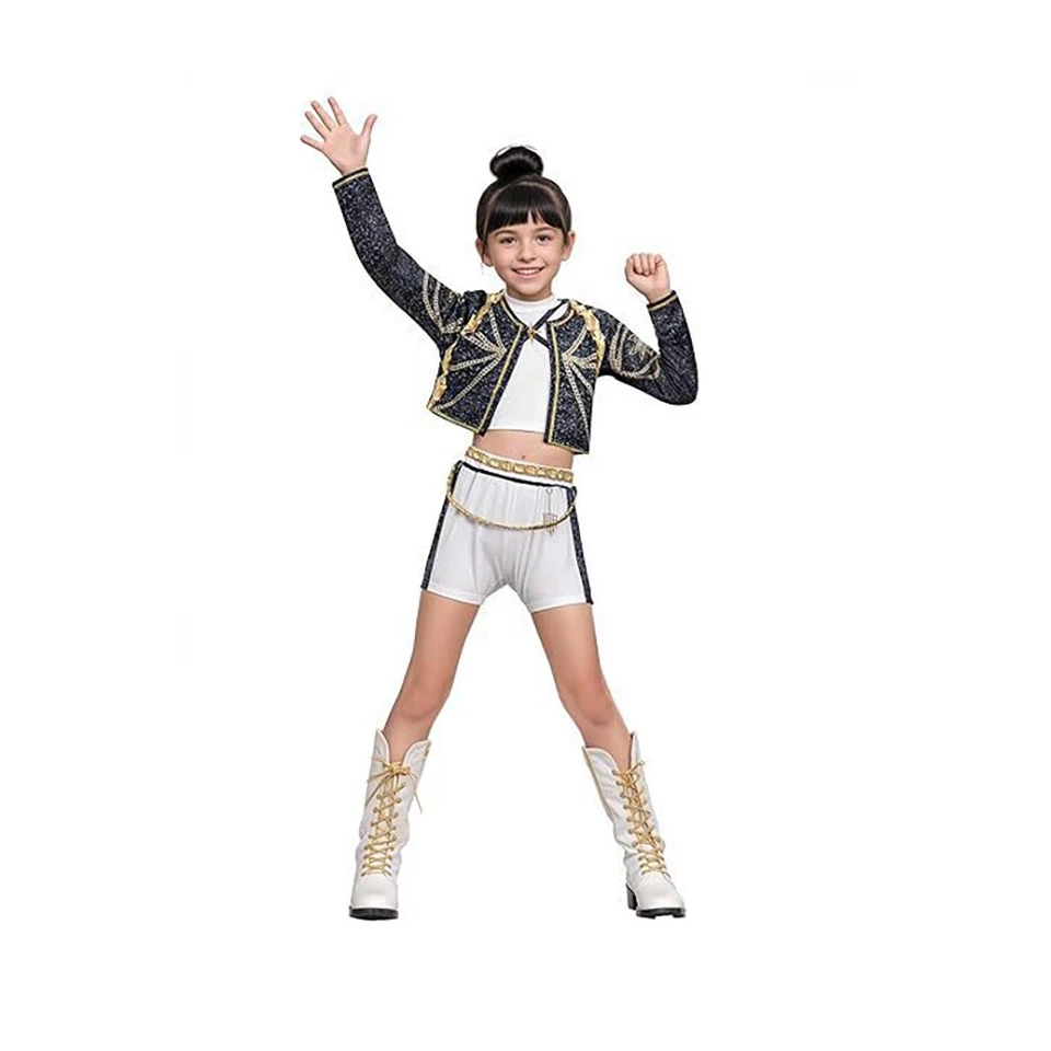 2025 Disfraz de Cazadores de Demonios Niños Niñas Vestido con disfraces Zoey Rumi Mira Trajes Pelucas Foto 2 de 4