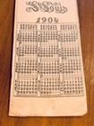 Rare! Antique 1904 St. Louis Worlds Fair Silk Calendar Bookmark - Excellent Cond — photo 9