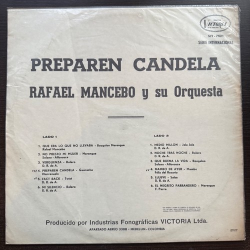 Rafael Mancebo Y Su Orquesta – Preparen Candela🎶PREPAREN CANDELA🎶MAMBO DE AYER - Picture 2 of 4