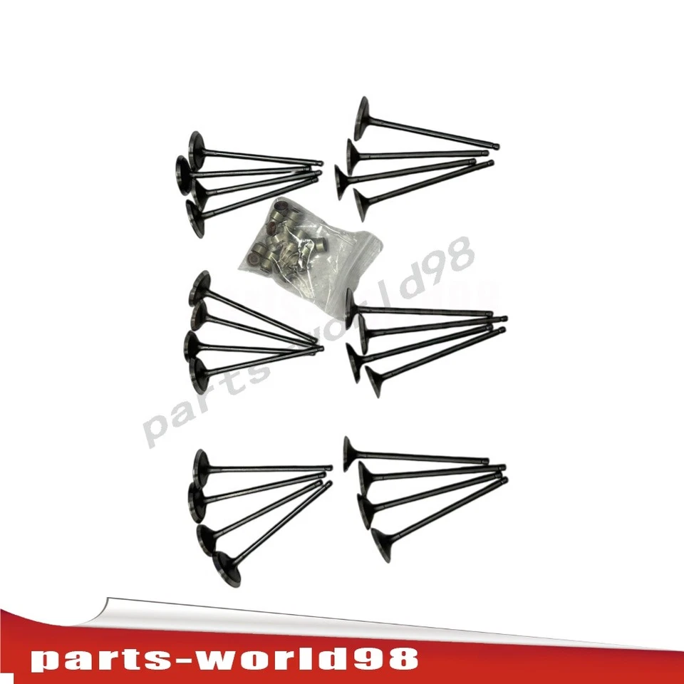 Compatível com válvulas de escape de admissão Acura MDX Honda Accord Odyssey 3.5L 3.7L 2008-23 EUA - Imagem 2 de 4