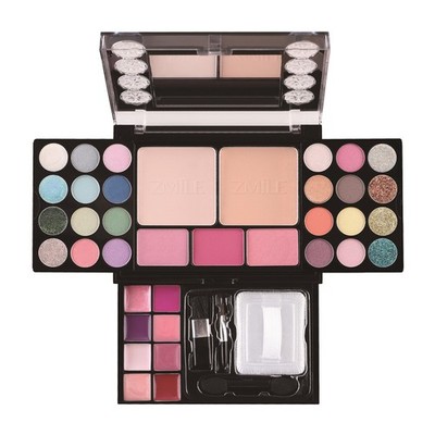 Vegane Makeup Kosmetik Schimmer Palette ZMILE Kosmetik Diamanten Reiseset 40 Teile