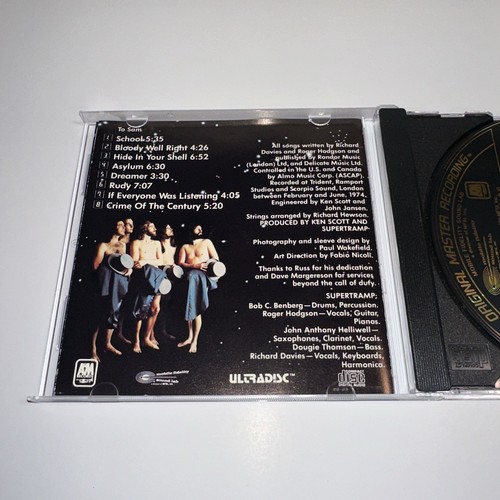 Supertramp - Crime Of The Century (CD) MFSL Gold Disc - Picture 4 of 4