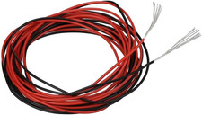BNTECHGO 30 Gauge Silicone Wire Red and Black Each 10Ft Flexible 30 AWG Stranded