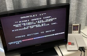 NES ~ GAUNTLET 2 ~ II - Nintendo Game 3 Screw NES-2U-USA Game Cart Only NTSC