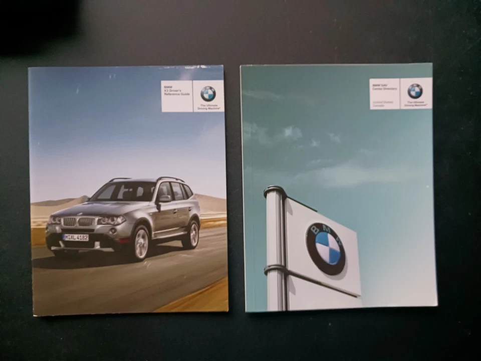 BMW X 3 2007 juego de guía manual del propietario con estuche Foto 4 de 4