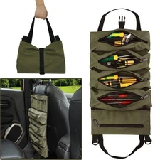 Tool Roll Up Bag Heavy Duty Tool Organizer Portable Storage Hanging on the Wall