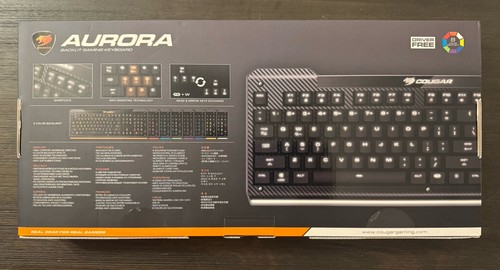 COUGAR CGR-Aurora Gaming Keyboard, LED Backlight - Picture 2 of 3