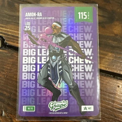 2025 Bo Jackson Battle Arena NSCC Amon-Ra Big League Chew Grape BLC-15