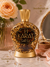     14 Karat - 14kt    Gold Rush 14X Bronzer Tanning Lotion - Designer Skin -13.5