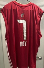 Brandon Roy 2010 NBA All Star Game Jersey Men XL Adidas Red West Rare Vtg #7 HWC