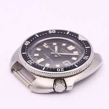 SEIKO Watch AT/Automatic 6105-8110 Diver 150M Date Men's Black Dial Top