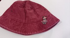 Concert Bucket Hat with Frog Brooch for all Parties Fashionable 2026 Pink Toad