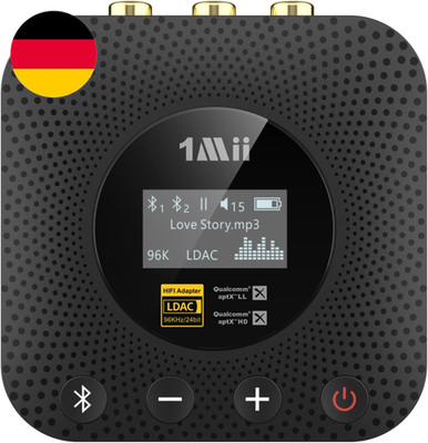 1Mii B06HD+ Hifi Bluetooth 5.1 Receiver Mit Aptx HD & LDAC, Integriertem DAC Und