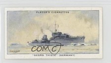 1939 Player s Modern Naval Craft Tobacco Georg Thiele (Germany) #26 1md