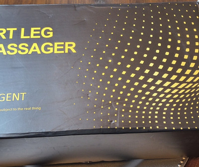 INTELLIGENT Smart Leg Massager Air Compression, USB Charge, Black/Gold CY-8568SU