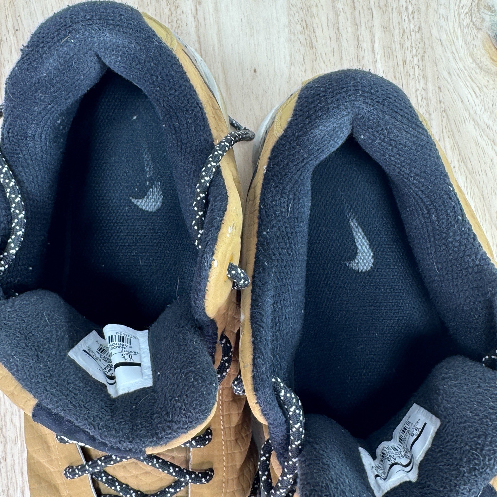 Nike Air Max Invigor Mid Sneakers Wheat Black Light Bone Tan Black Mens 9.5 thumbnail 10