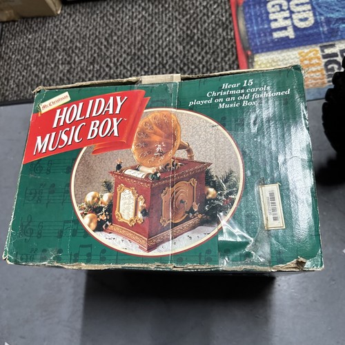 Brand new Christmas Holiday Music Box Phonogram - Picture 3 of 22