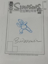 BILL MORRISON SIMPSONS Comics COVER PRELIM ART Homer Simpson BILL MORRISON SIMPSONS Comics COVER PRELIM ART Homer Simpson