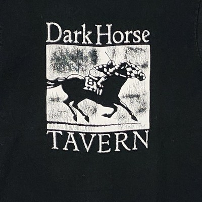 Vtg Single Stitch Dark Horse Tavern Atlanta Fruit of the Loom T-Shirt Size L