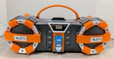 Hot Wheels AM/FM/CD Player Boom Box W/ Aux Port Tested Works