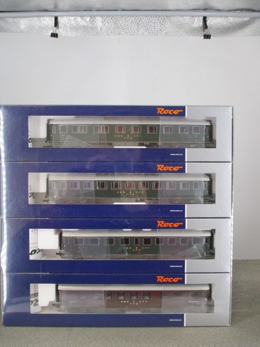 Roco Spur H0 74126 Schnellzugwagen Set der SBB 4-teilig in OVP | Zustand: Gebraucht