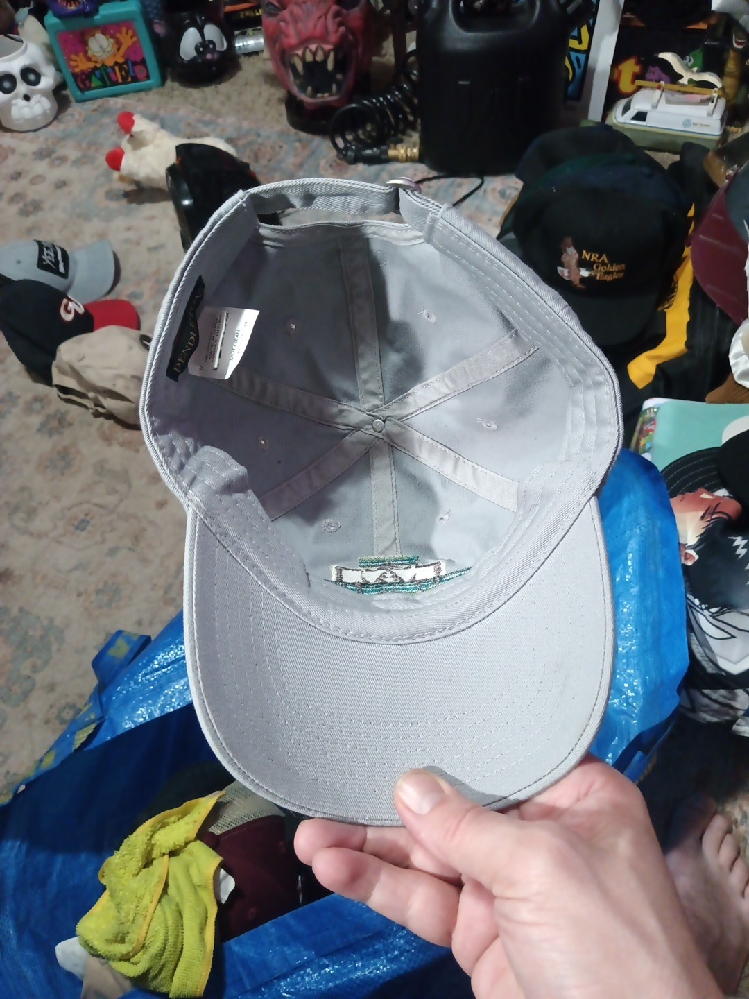 Pendleton Hat Lot Aztec Style Gray Black Strap Ba… - image 7