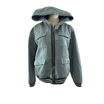 ''IN TO IN'' Jean Jacket, Bomber, Denim Jacket, Hooded, Streetwear, Grudge, Y2K ?