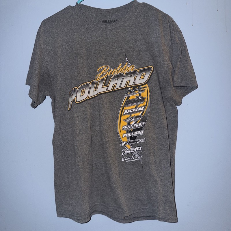 Gildan Bubba Pollard SRX Superstar Racing Experience T-Shirt Gray XL