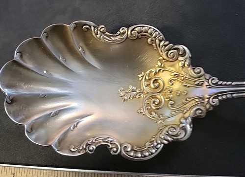 Cuchara para servir vintage WM ROGERS YORK 1900 plateada 9 pulgadas - Imagen 11 de 11