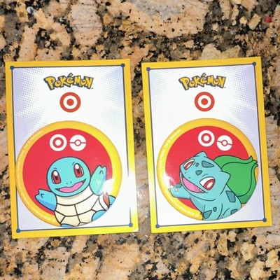 Pokémon TCG Target Exclusive Squirtle & Bulbasaur 2-Card Lot English 2025