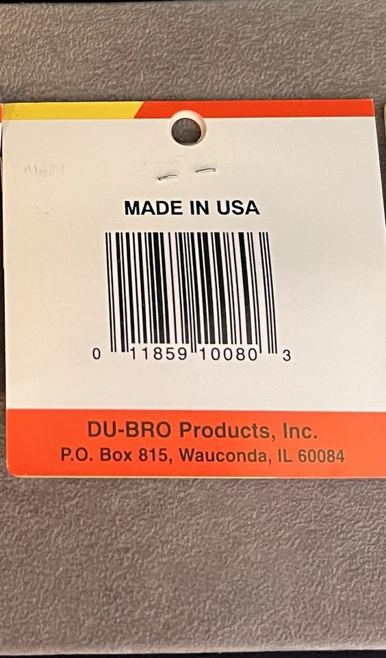 DU-BRO. 3/4" DIA. TAILWHEEL FOR .40 SIZE AIRPLANES. 75TW NEW - Image 2 of 2