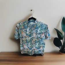 Howler Bros Mansfield Shirt Men  s Size Small Floral Glades Paradise Short Sleeve