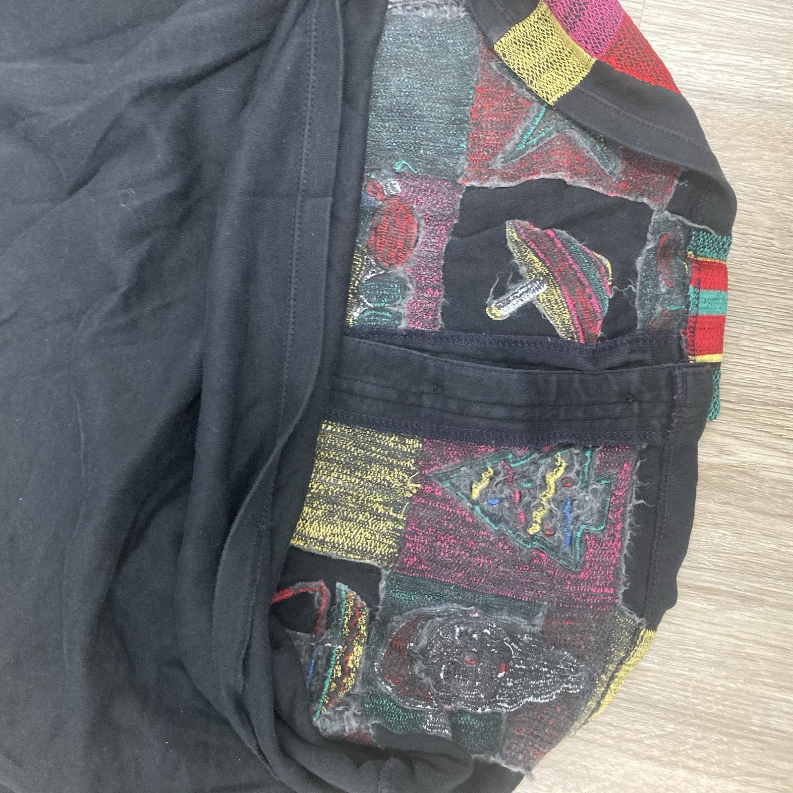 Vintage Michael Simon Lite 90s Womens Small Christmas Cardigan Holiday Embroider