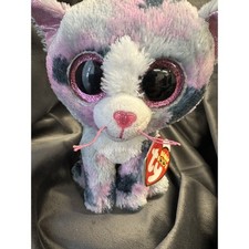 2017 TYSILK BEANIE BABY CAT/KITTEN NAMED "LINDI" MULTICOLOR PLUSH/STUFFED ANIMAL