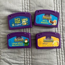 Leap Frog Leap Pad Lot of 4 Learning and Reading Cartridges