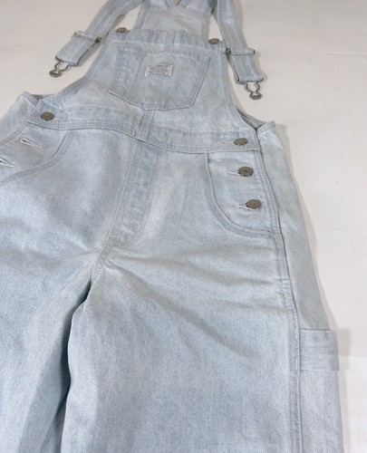Vintage Levis Mom Overalls Light Wash Straight Leg Size Small - Picture 19 of 19
