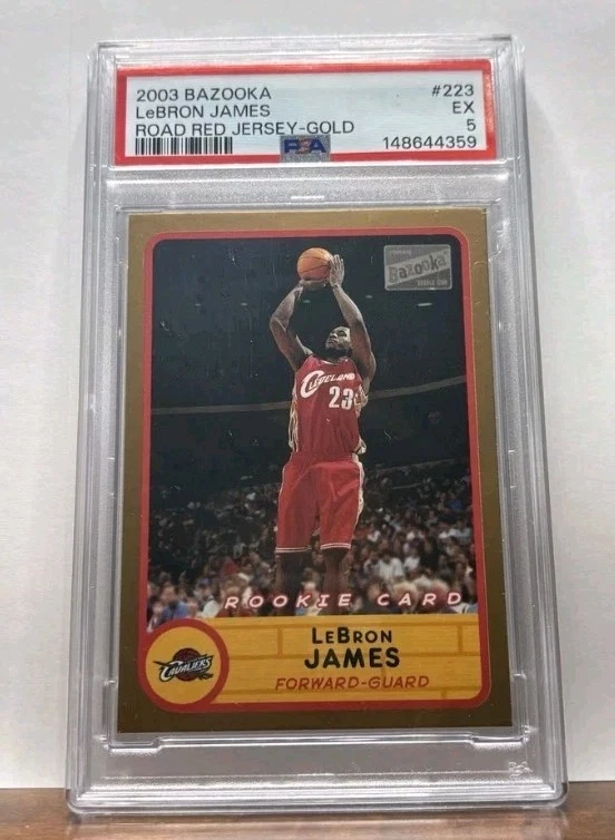 Bazooka LeBron James Basketball Sports Trading Card Singles for