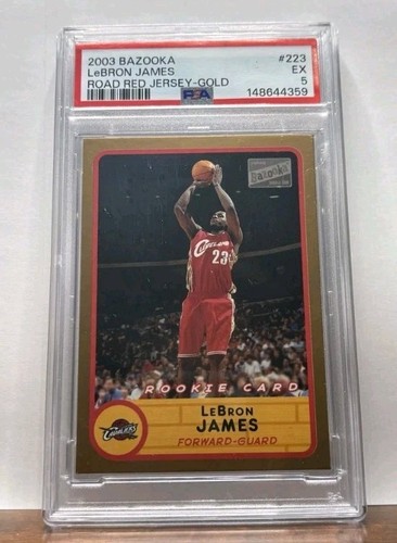 LeBron James #223 2003 Bazooka card
