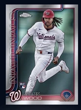 2025 MLB TOPPS Chrome - Base Rookie RC - JAMES WOOD  (Topps MLB Bunt DigitalCard