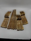 ENCHANTED ROSE gold plated flatware, lot of 50, service 12 missing 1 fork — photo 7